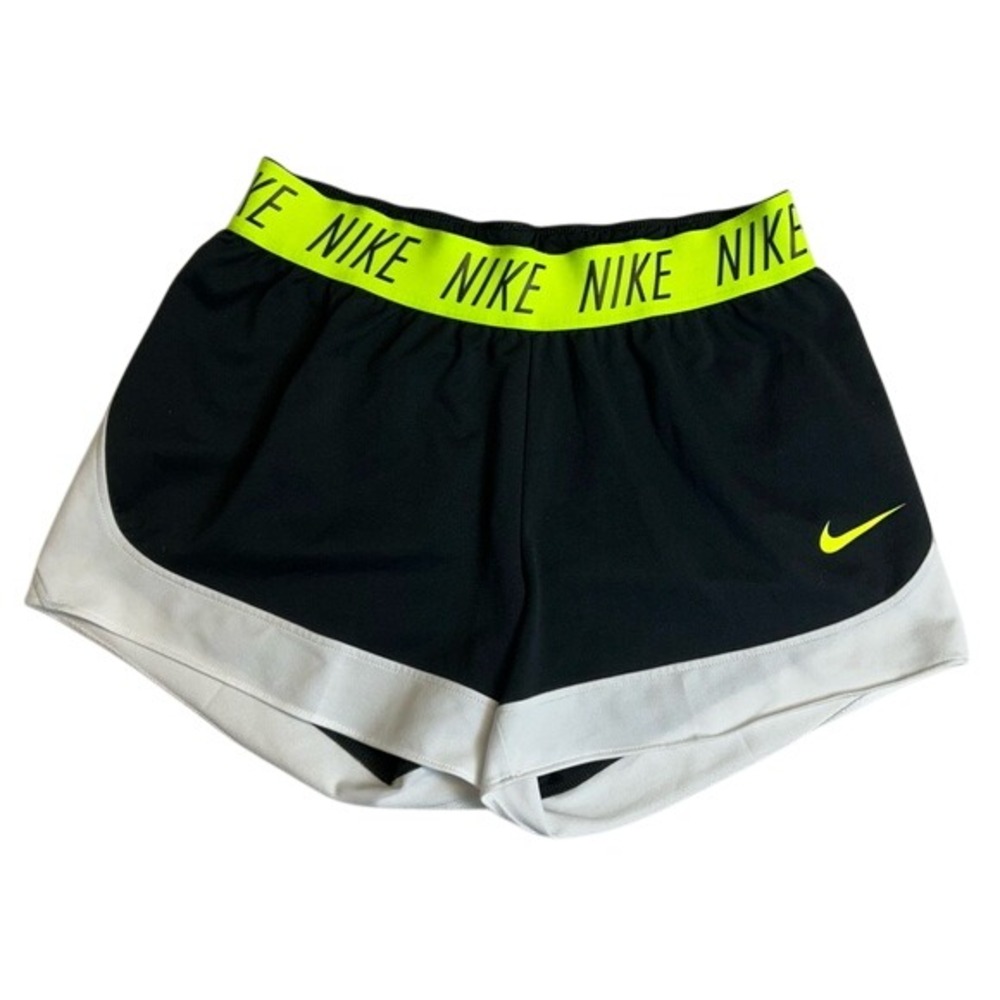 Nike Women's Dri-Fit Running Shorts Large Elastic Band w/ Logo‎ Size Small 3.5"